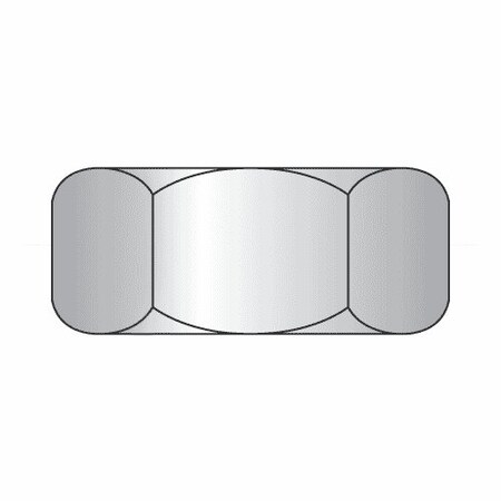 Hex Nut, 9/16"-12, 18-8 Stainless Steel, Not Graded, Plain, 31/64 in Ht, 600 PK